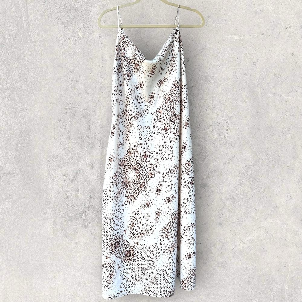 Express x Rachel Zoe Satin Cowl Neck Slip Dress – Size L – NWT - Picture 2 of 6